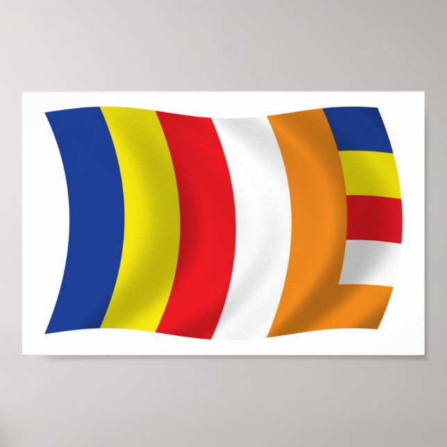 Religião Budista Poster Impressão (Frente)