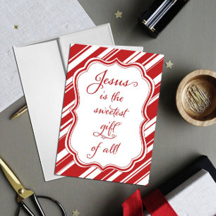 Religioso Cristão Jesus Vermelho e Branco Natal