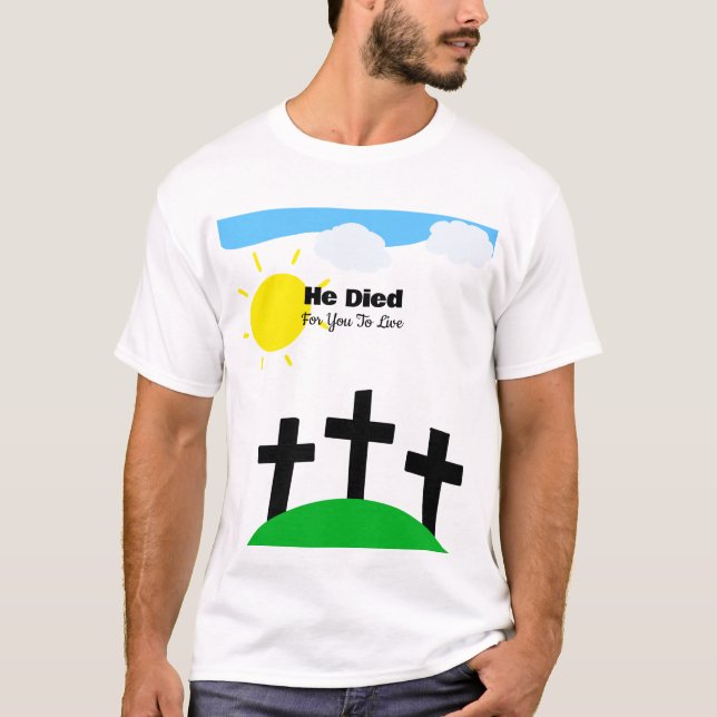 Religious 3 cross T-shirt (Frente)