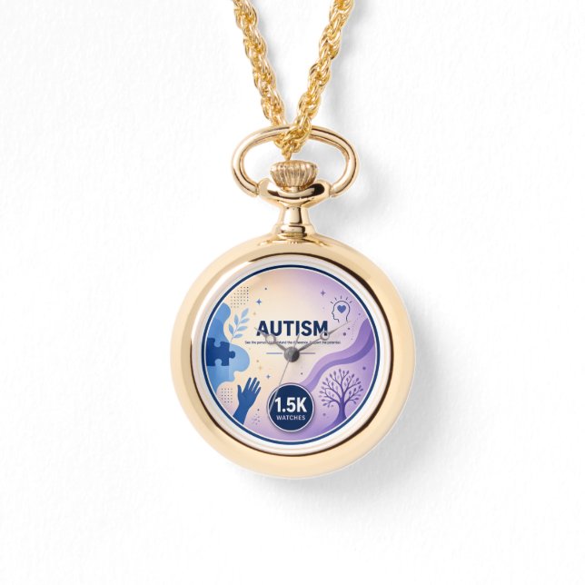 Relógio #13 Autismo (Frente)