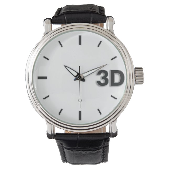 Relógio 3D O'Clock 2-BL. (Frente)