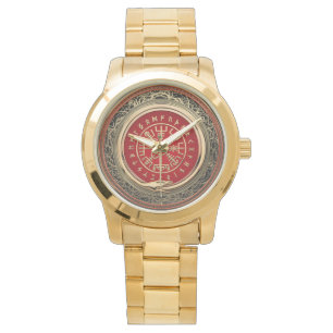 Relógio [400] Compasso Runic mágico Dourado de Vegvisir -