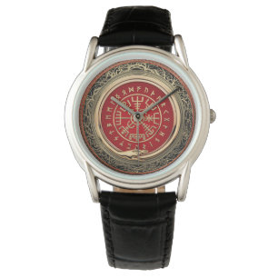 Relógio [400] Compasso Runic mágico Dourado de Vegvisir -