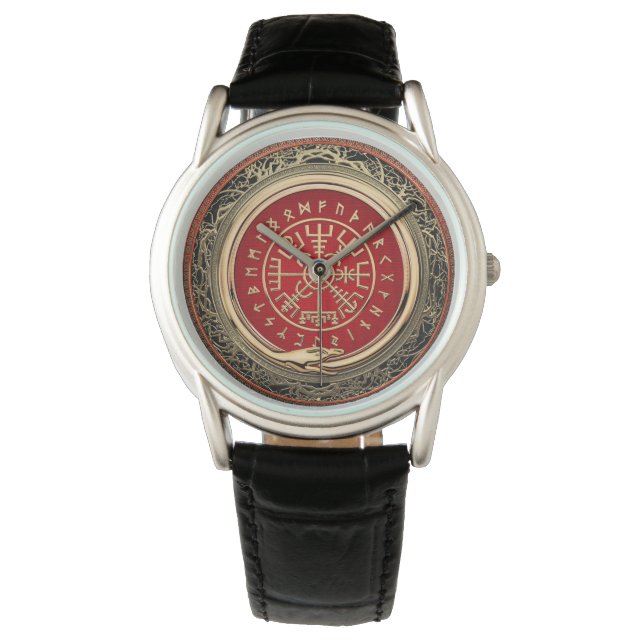 Relógio [400] Vegvisir - Bússola Dourada Mágica (Frente)