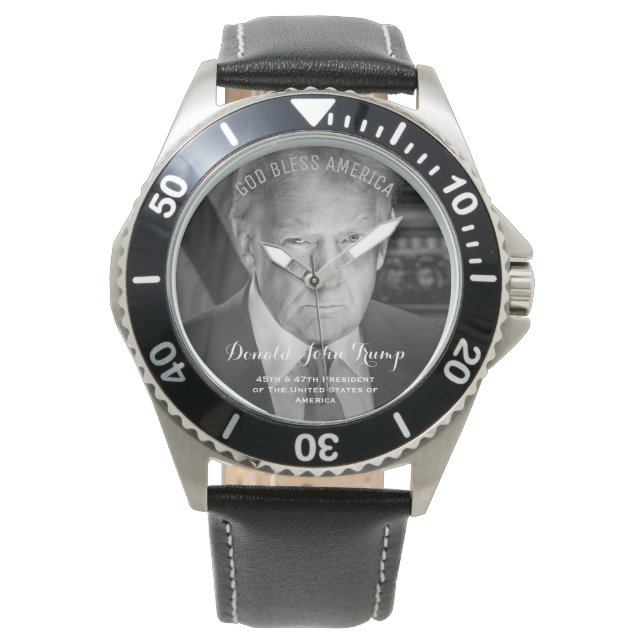 Relógio 45º e 47º Presidente dos EUA Donald Trump (Frente)