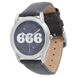 Relógio 666 Angel Number Estrelas Mais alto autoalinhament