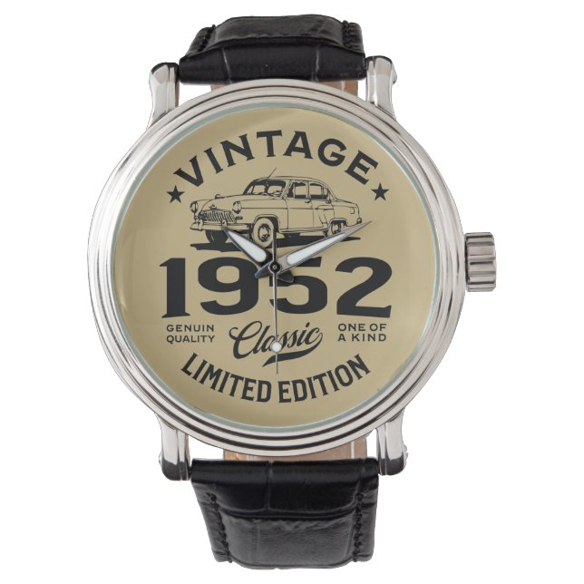 Relógio 70 Clássico Vintage 1952 De 70 Anos (Frente)