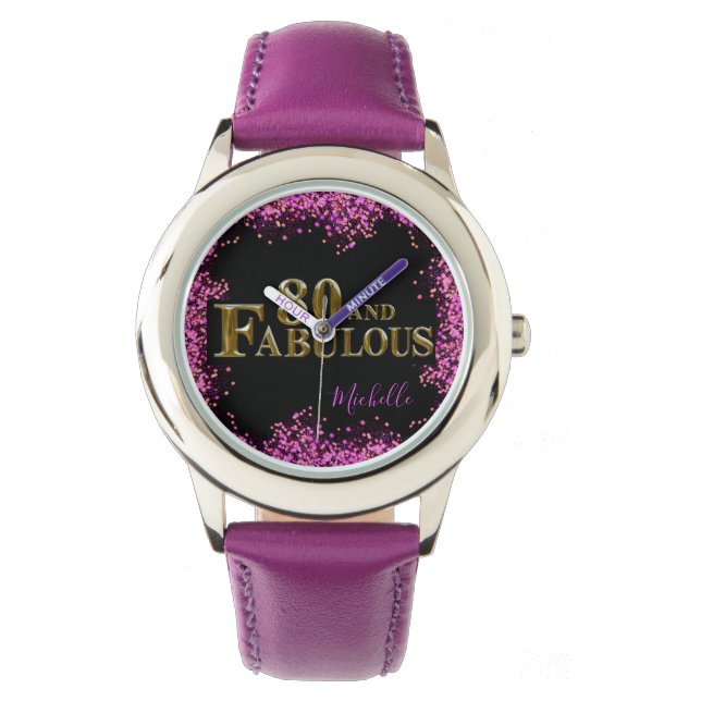 Relógio 80 Birthday (Frente)