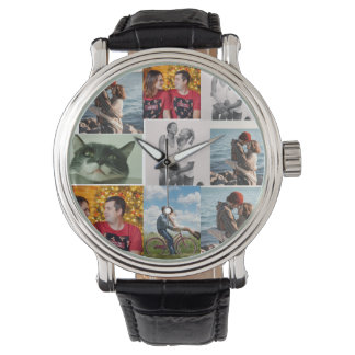 Relógio 9 Colagem Personalizada Personalizada de Fotos