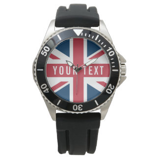 Relógio A bandeira britânica Union Jack