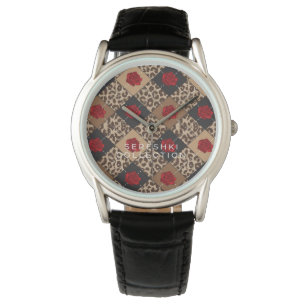 Relógio A COLEÇÃO de SERESHKI O preto 34mm aumentou & da