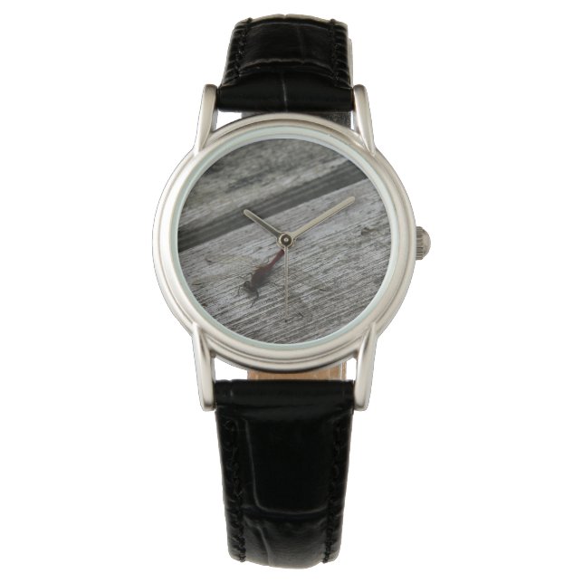 Relógio A libélula vermelha (Frente)