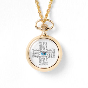 Relógio A Oração Palavra Nuvem do senhor