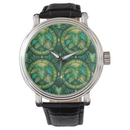 Relógio A stylish wristwatch with a round face 