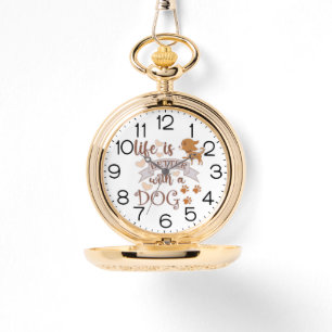 Relógio A vida é melhor com uma citação engraçada