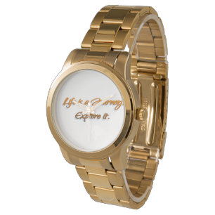 Relógio A Vida É Uma Viagem