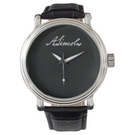 Relógio Abraham Lincoln Signature Watch Wristwatch