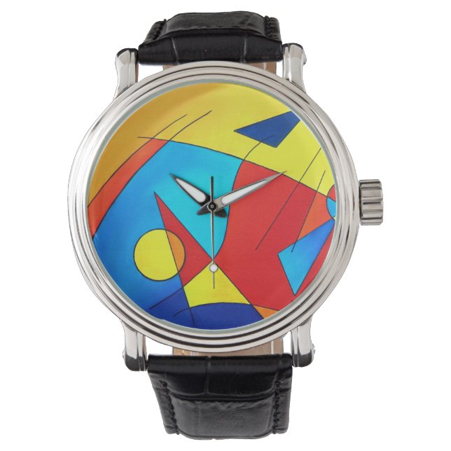 Relógio Abstrato Art Watch (Frente)