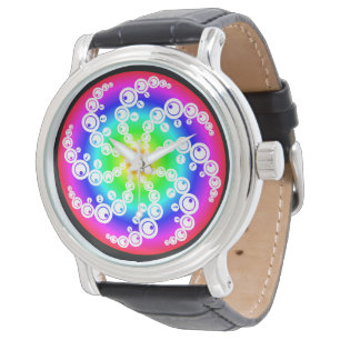 Relógio Abstrato Crop Circle Watch