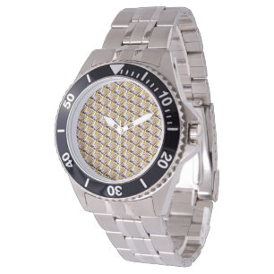 Relógio Abstrato padrão design 1209 - masculino