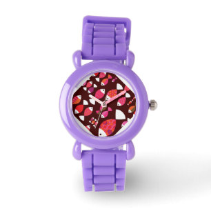 Relógio Abstrato retro-peixe debaixo de água