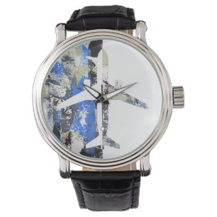 Relógio Abstrato voador