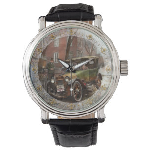 Relógio Acidente de carro - Cuidado com gelo 1921