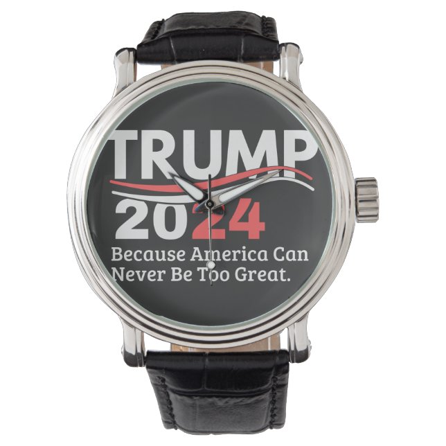 Relógio adesivo trump 2024 (Frente)
