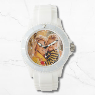 Relógio Adicionar Sua Foto Personalizada Modelo