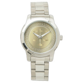 Relógio Advogado | Escalas De Ouro Da Justiça