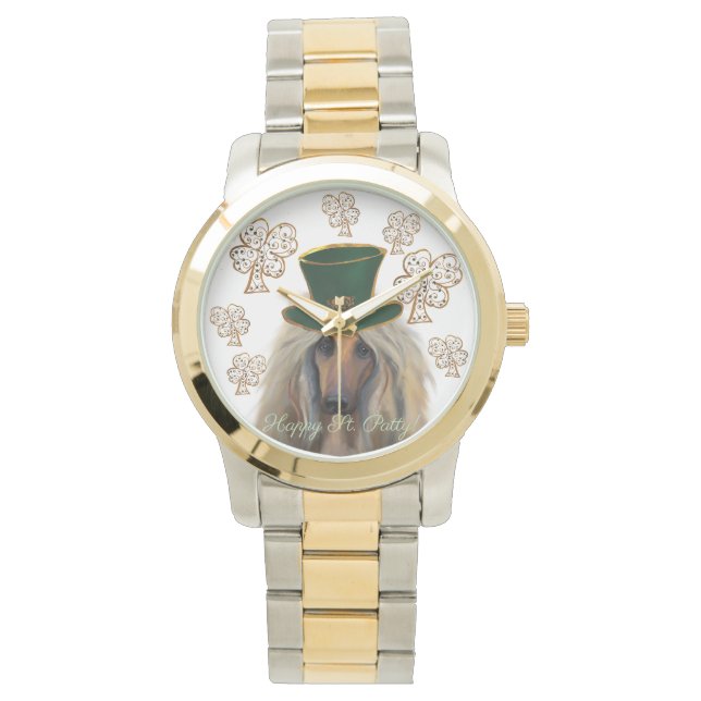 RELÓGIO AFGHAN HOUND (Frente)