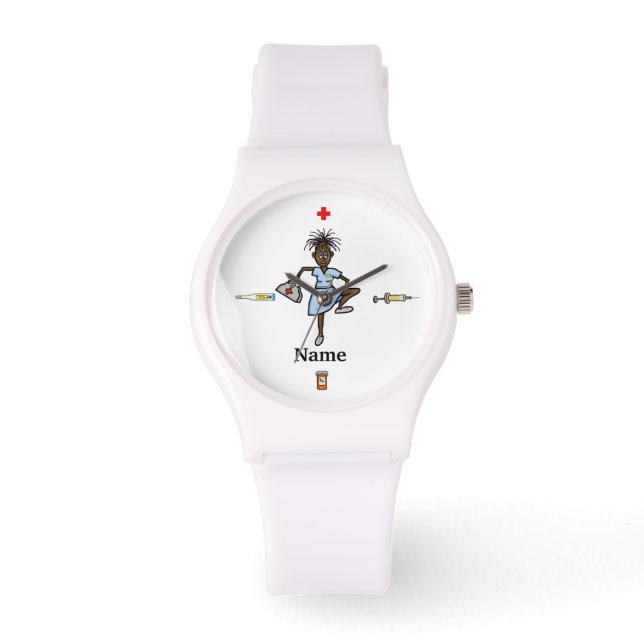 Relógio Afro-Americano Nurse Watch (Frente)