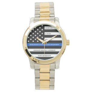 Relógio Agente de Polícia - Presente Fino - Linha Azul
