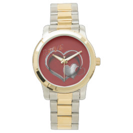 Relógio Agitação Magia Unisex de Coração de Tamanho Superi