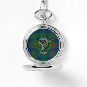 Relógio Agnew Scottish Clan Tartan & Crest