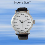 Relógio Agora é o Zen™ - Mentiguíssimo Budista Taoista<br><div class="desc">O Agora é Zen Watch - Agora com um rosto de discagem maior e mais fácil de ler do que o original. O relógio perfeito para aqueles que praticam Meditação Mindful, estudam o Budismo Zen, o Taoismo ou outra filosofia oriental, ou simplesmente aprenderam que o tempo é apenas uma ilusão...</div>