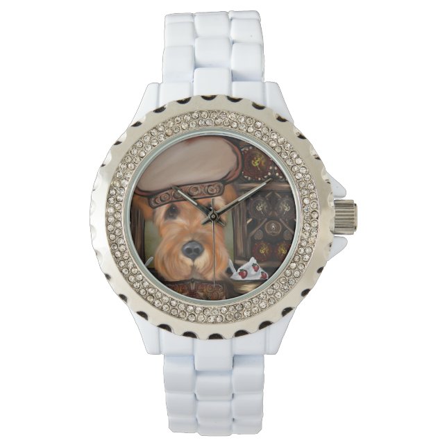 RELÓGIO AIREDALE TERRIER (Frente)