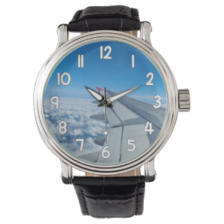Relógio Airplane Wing Wrist Watch – Blue Sky Travel Aviati