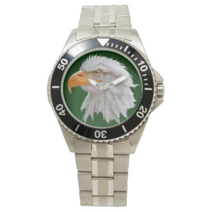 Relógio Alaskan Bald Eagle Watch (Verde escuro)