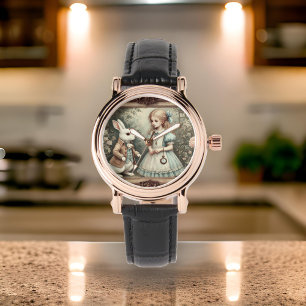 Relógio Alice e o Coelho Branco