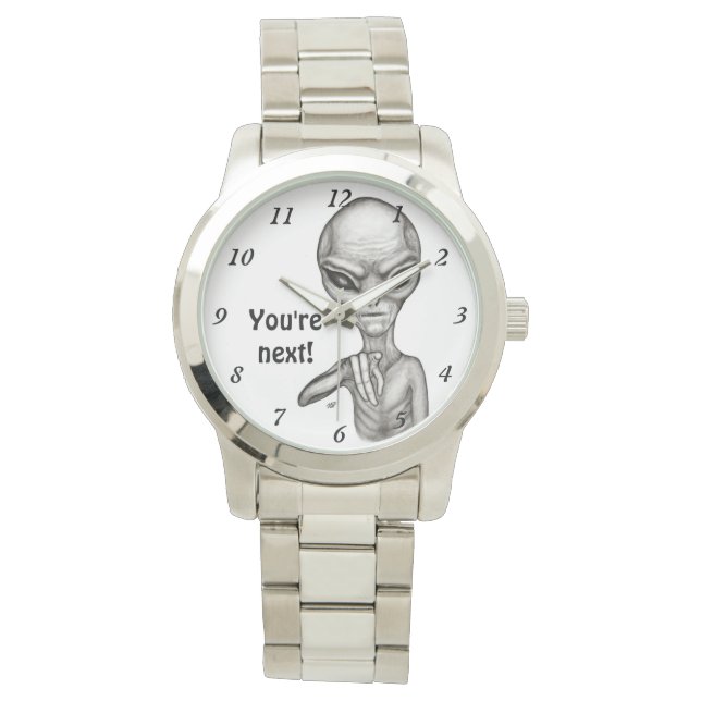 Relógio Alienígena ruim, você é a próxima! (Frente)