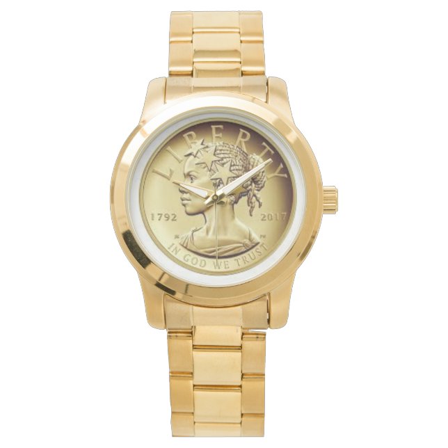 Relógio alivio Alto da Liberdade Americana 1792-2017 (Frente)