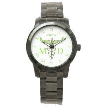 Alternativo Médico Caduco Verde Folha Branca