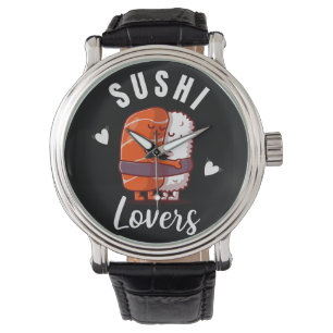 Relógio Amantes Cute Kawaii Sushi
