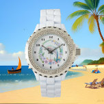 Relógio amantes de golfinhos de aquarela fofa<br><div class="desc">fofinha de aquarelas amantes de golfinhos Watch</div>