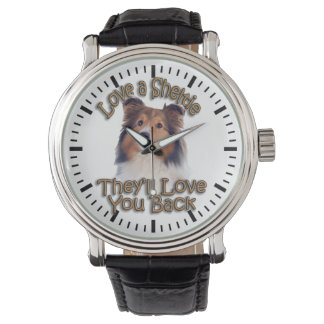 Relógio Ame Uma Sheltie