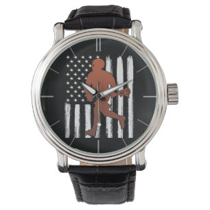 Relógio American Flag Lacrosse