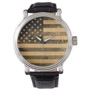 Relógio American Flag Vintage