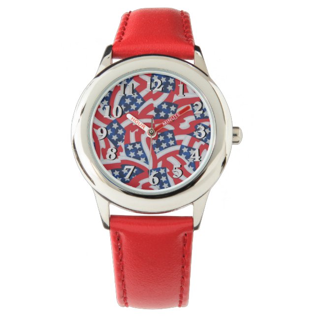 Relógio American Flags Watch (Frente)