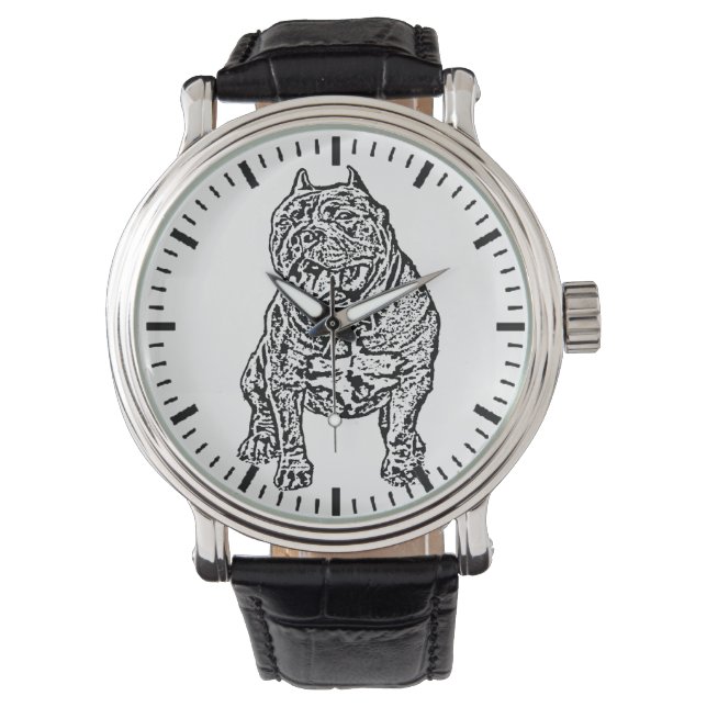 Relógio Americano Bully Dog mens wristwatch (Frente)
